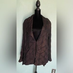 Elegant Brown Women's Jacket